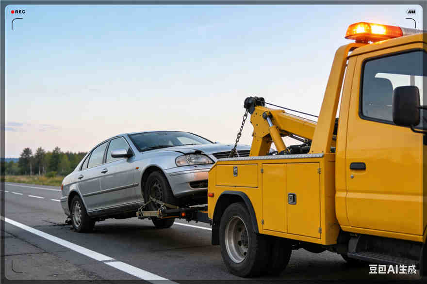 湘桥区拖车救援电话【案例】